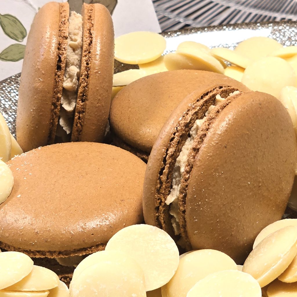 Chai White Chocolate macaron